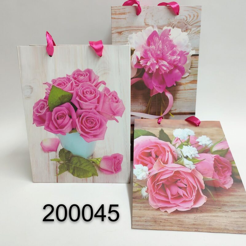 Bolsa línea rosas