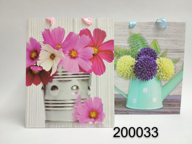 Bolsa línea flores