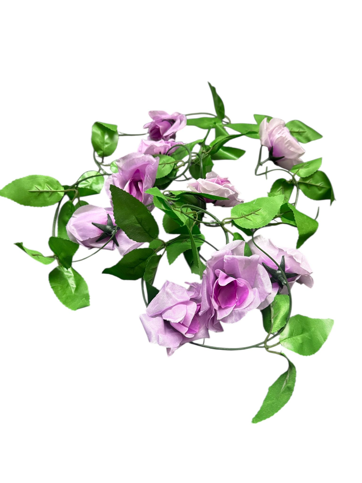 Guirnalda Rosa artificial 2.6m 9 rosas Estrealla Deco - Imagen 9