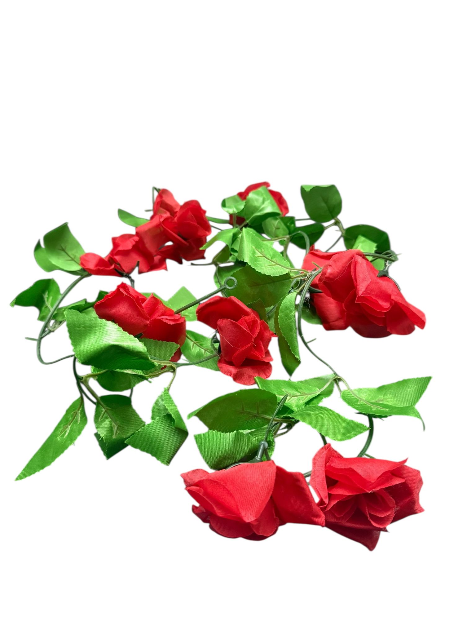 Guirnalda Rosa artificial 2.6m 9 rosas Estrealla Deco - Imagen 6