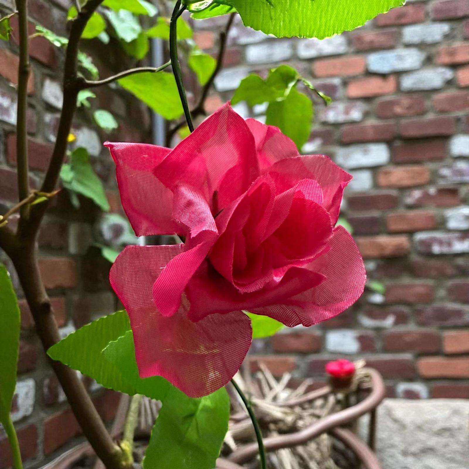 Guirnalda Rosa artificial 2.6m 9 rosas Estrealla Deco - Imagen 5