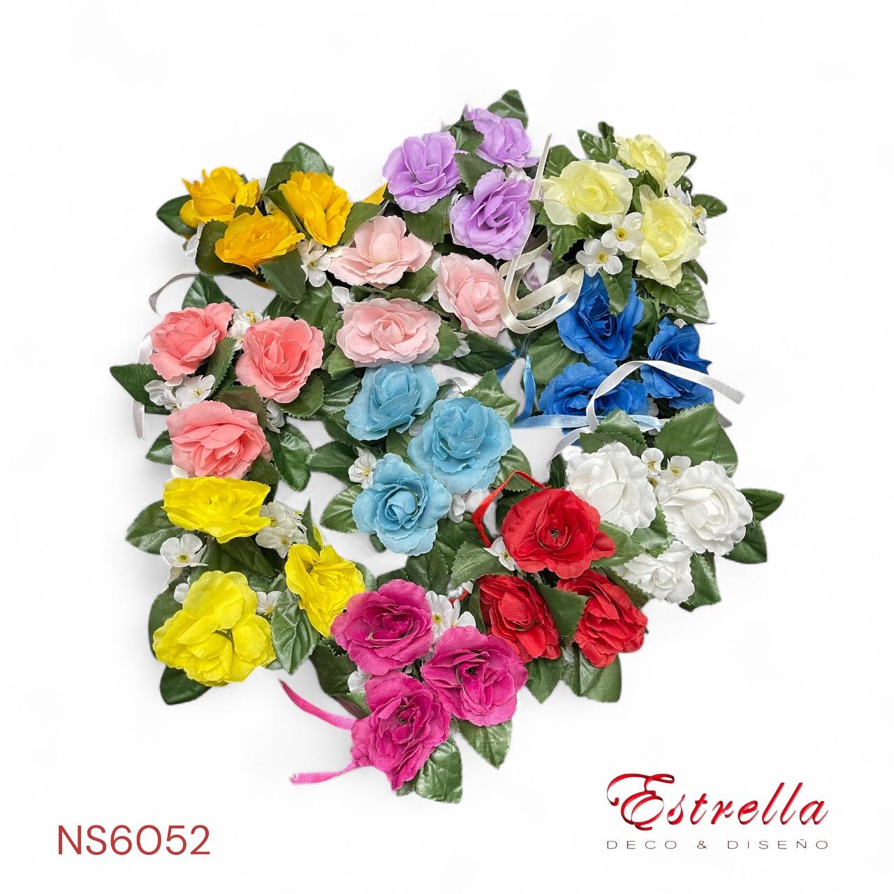 Candel Mini Rosa Centro de Mesa