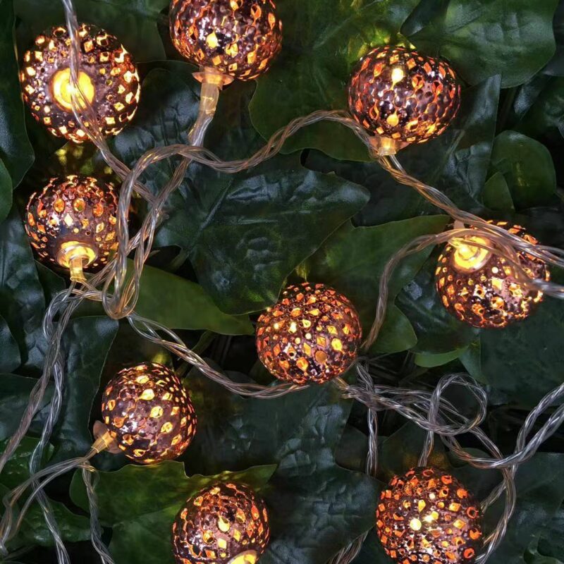 Guirnalda led metal