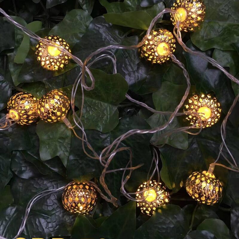 Guirnalda led metal