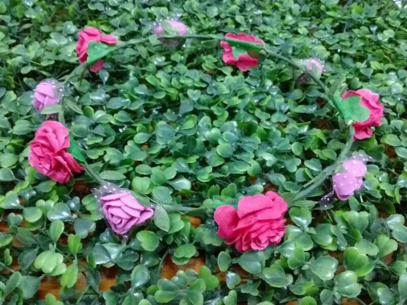 Corona de flores