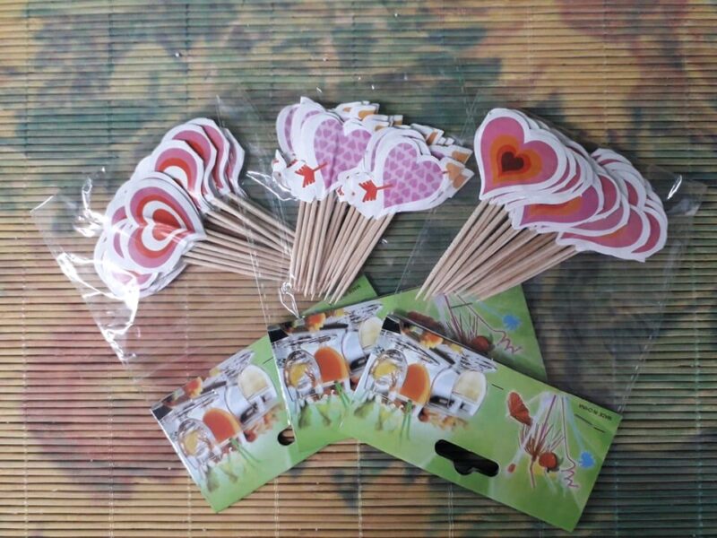 Palillos corazón