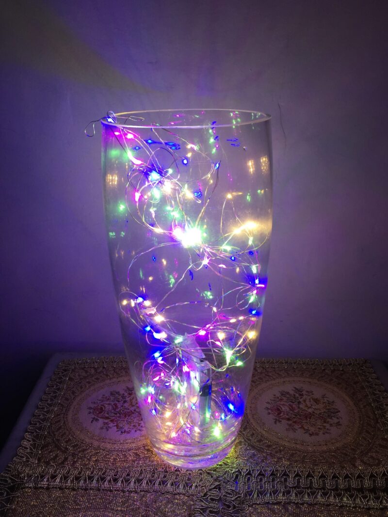 Luz led alambre color