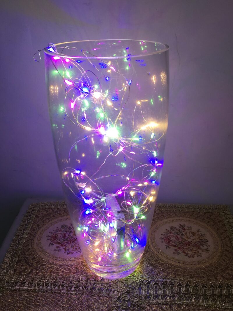 Luz led alambre color