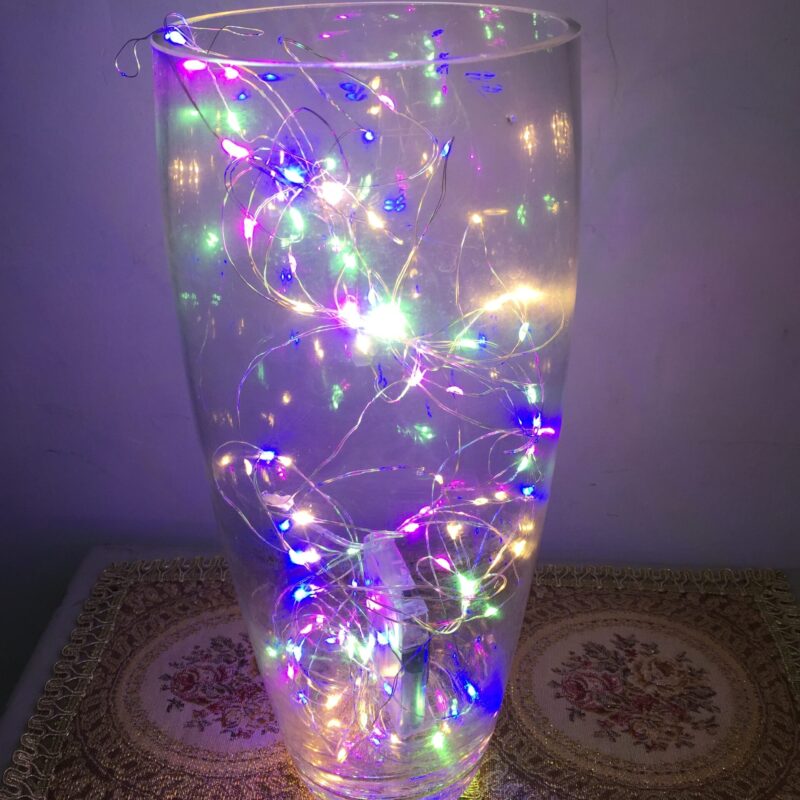 Luz led alambre color