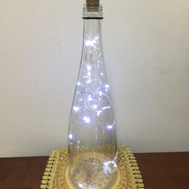 Led corcho botella