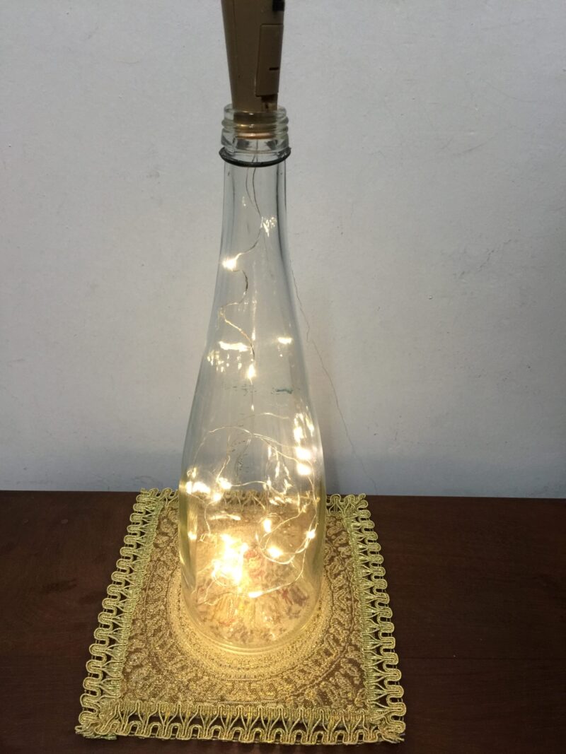 Led corcho botella