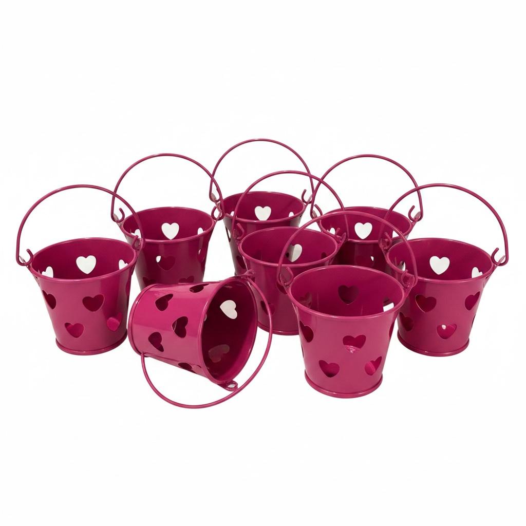 Souvenirs Mini Baldes Centro De Mesa Candy Bar 5cm - Imagen 3