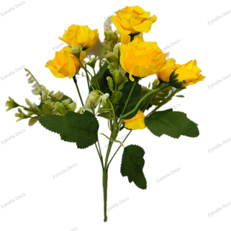 Rosas x 6 con pimpollos - Imagen 4