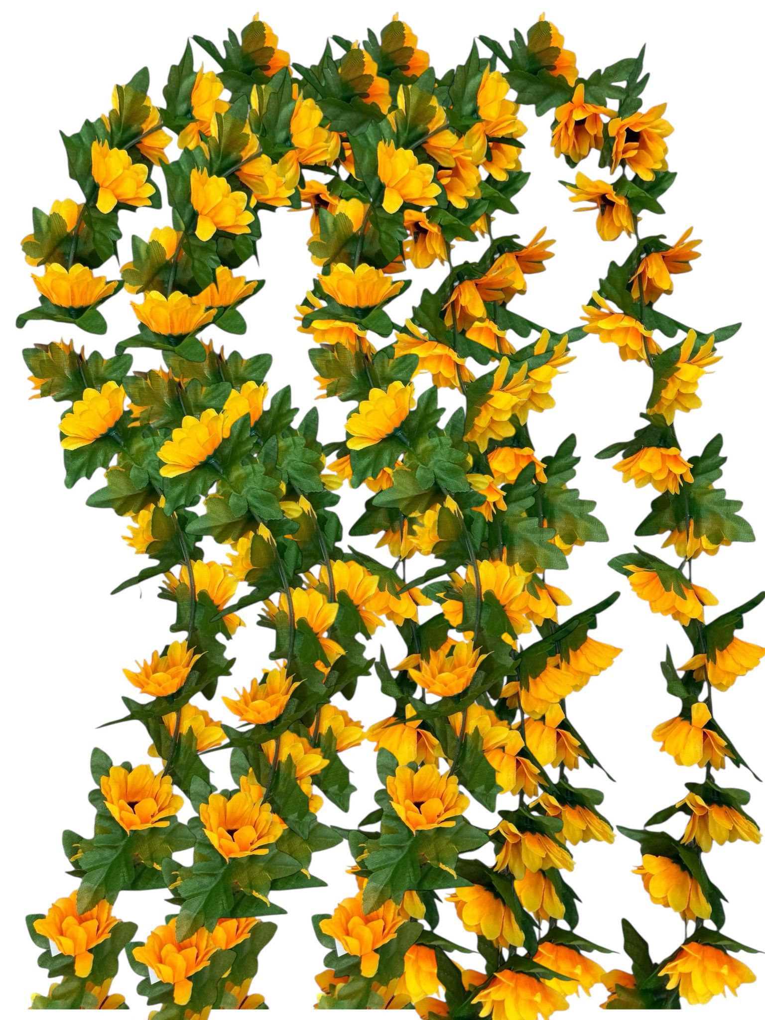 Guirnalda Girasol Artificial x 56 flores 2.1m Estrella Deco - Imagen 5