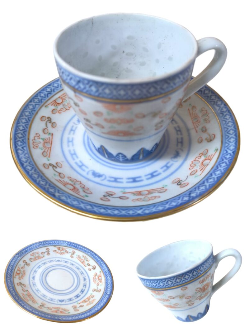 Set de cafe o te (taza c/plato)ceramica