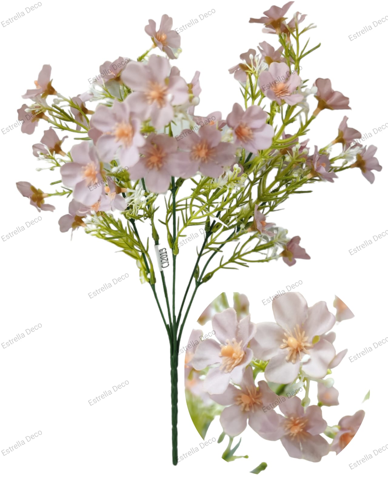 Ramo flor de cerezo de montaña 40 flores - Imagen 6