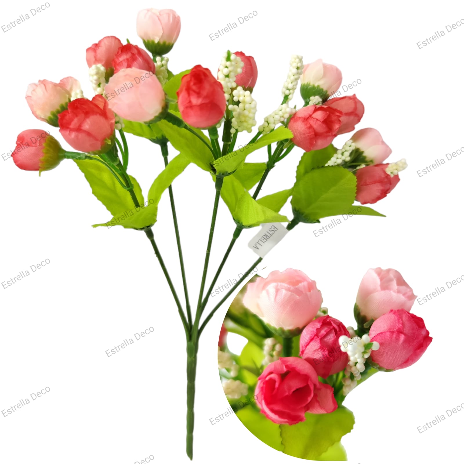 Ramo rococo primavera x 15 flores - Imagen 2