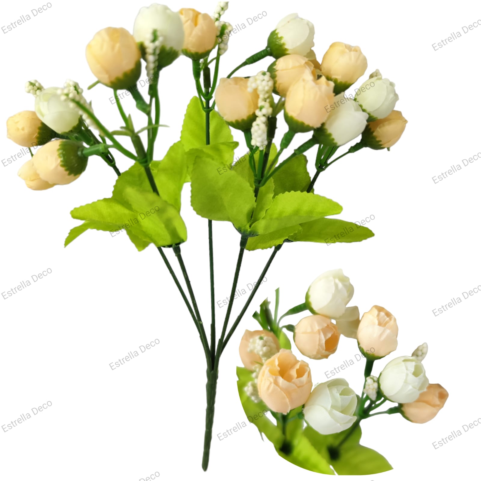 Ramo rococo primavera x 15 flores - Imagen 3