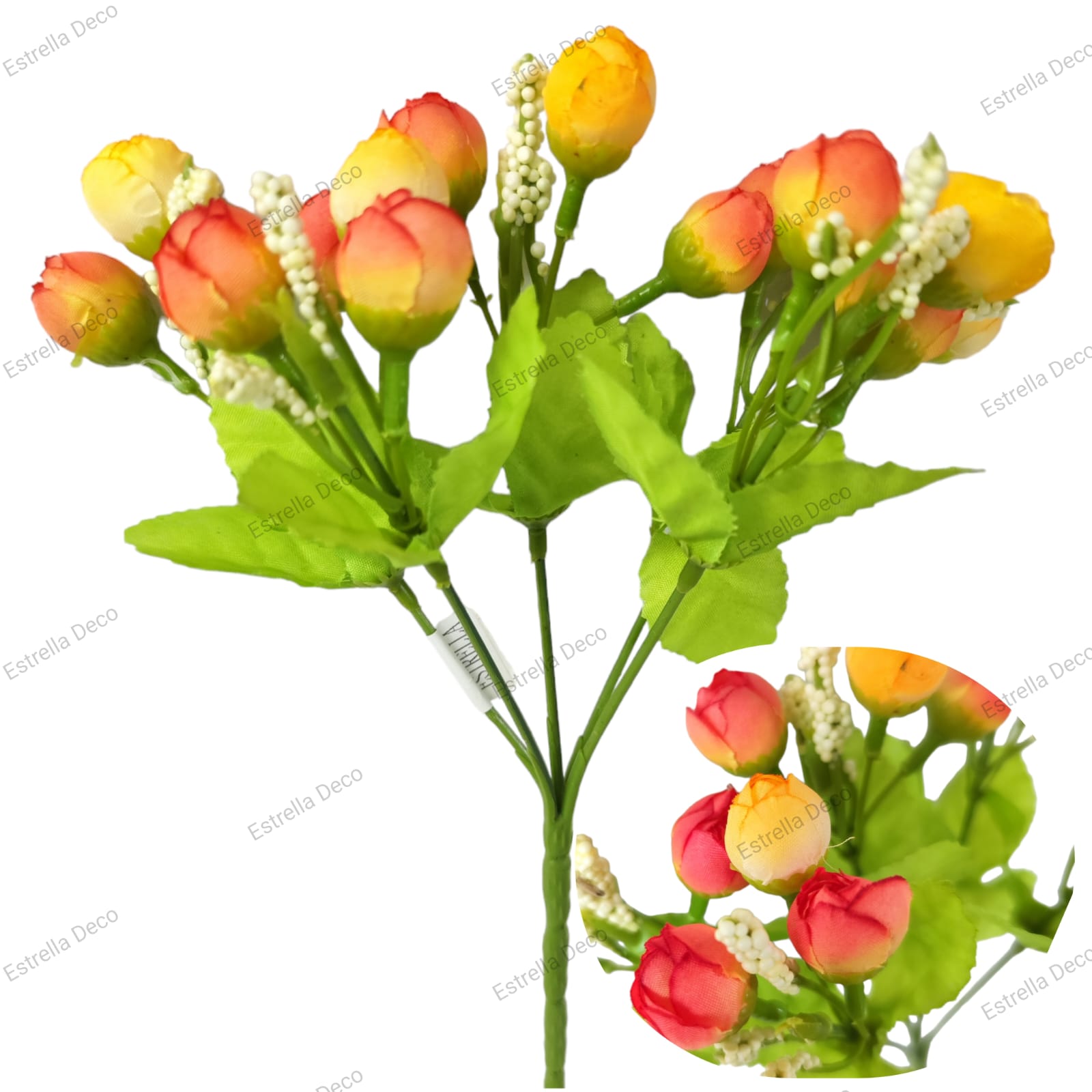 Ramo rococo primavera x 15 flores - Imagen 6