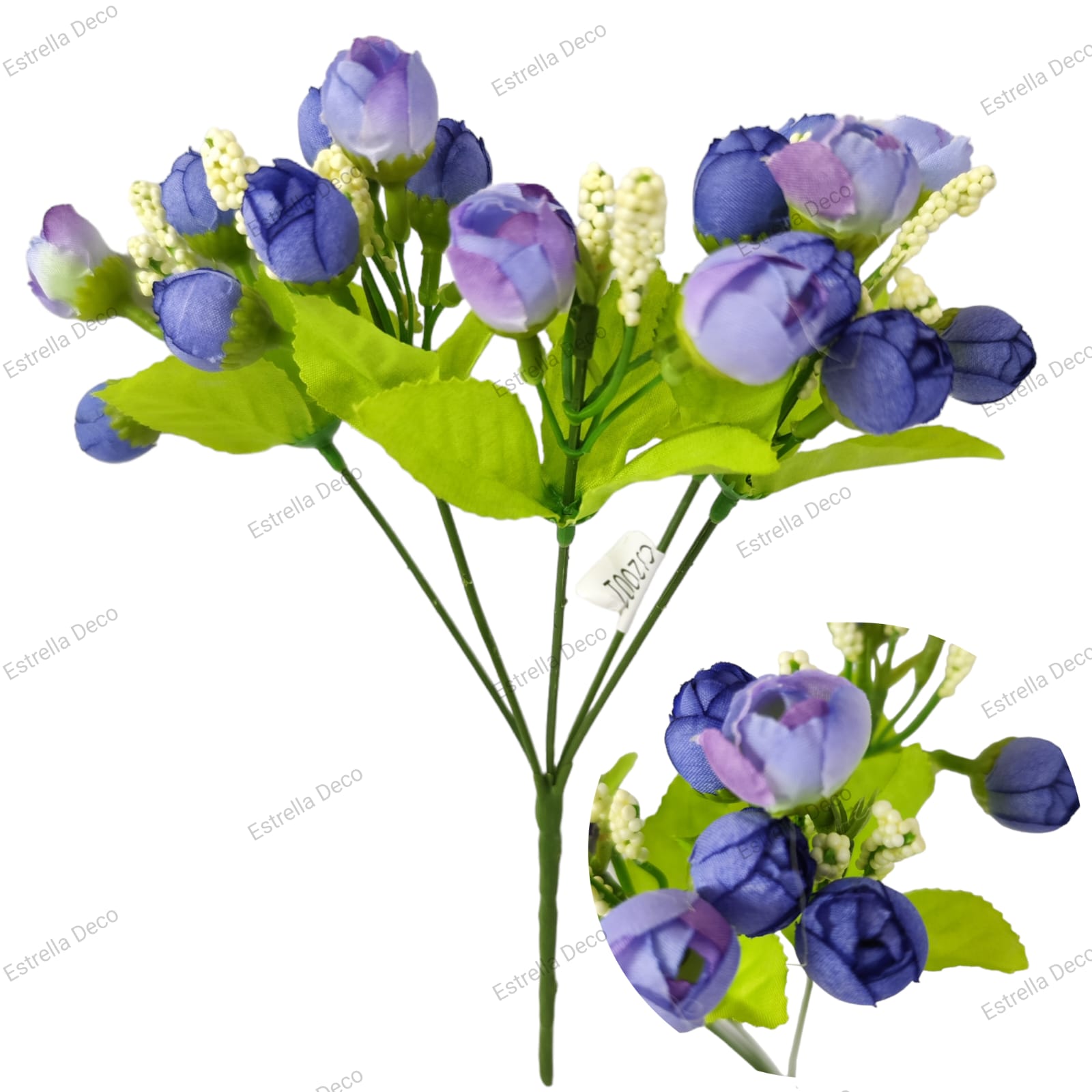 Ramo rococo primavera x 15 flores - Imagen 7