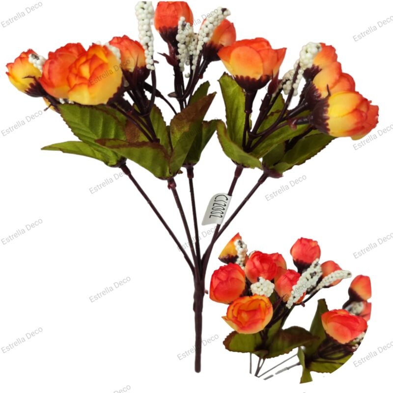 Ramo rococo otoñal x 15 flores - Imagen 2