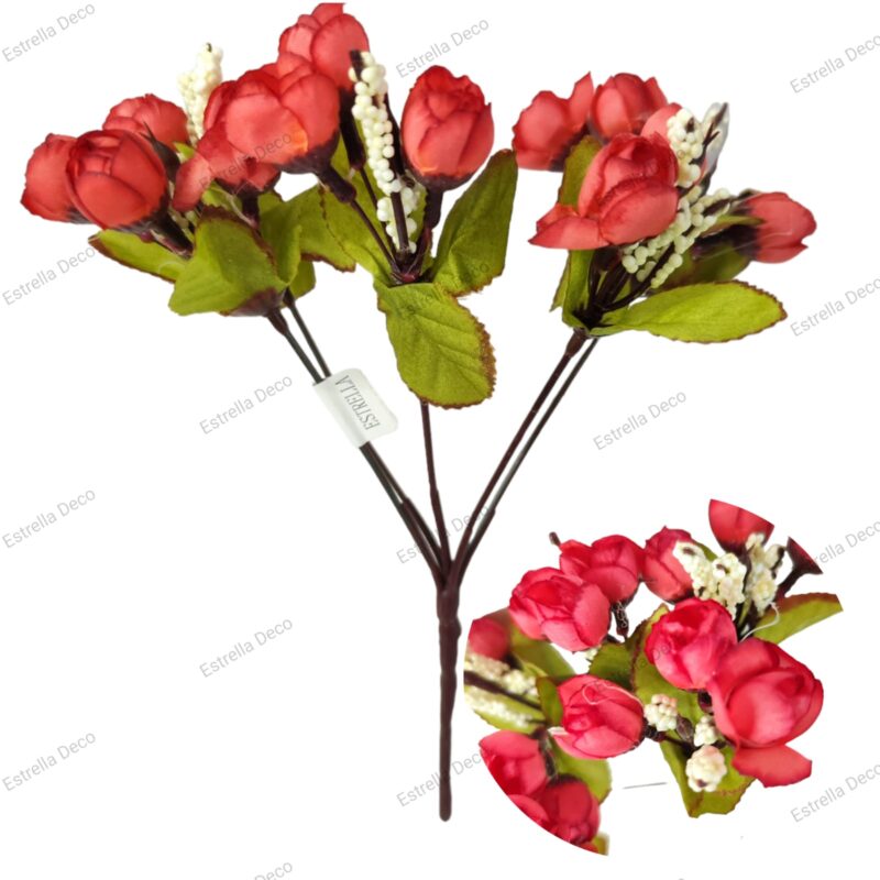 Ramo rococo otoñal x 15 flores - Imagen 5
