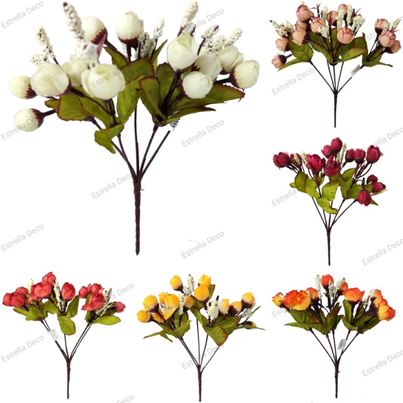 Ramo rococo otoñal x 15 flores
