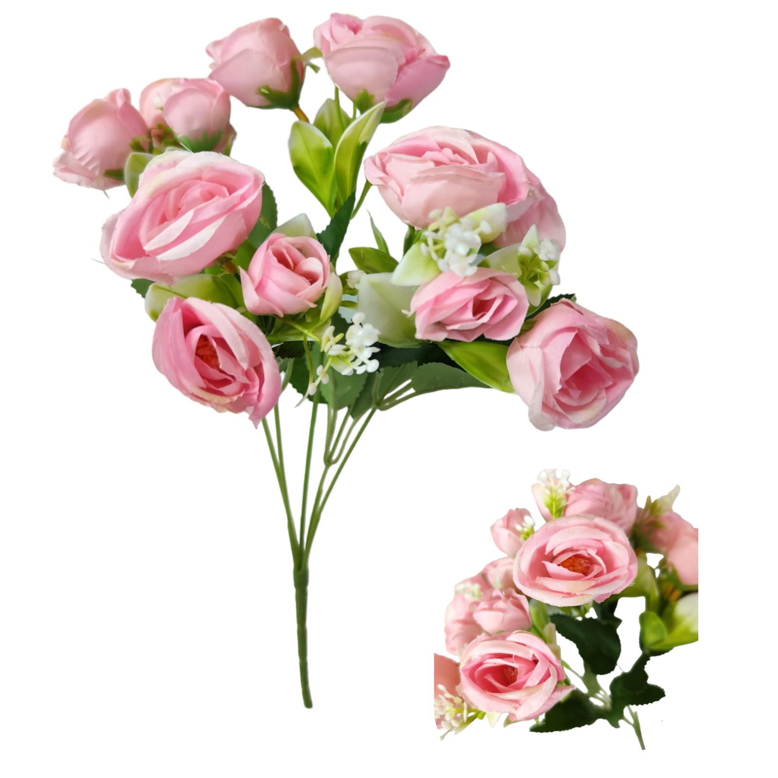 Ramo rosa x15 - Imagen 4