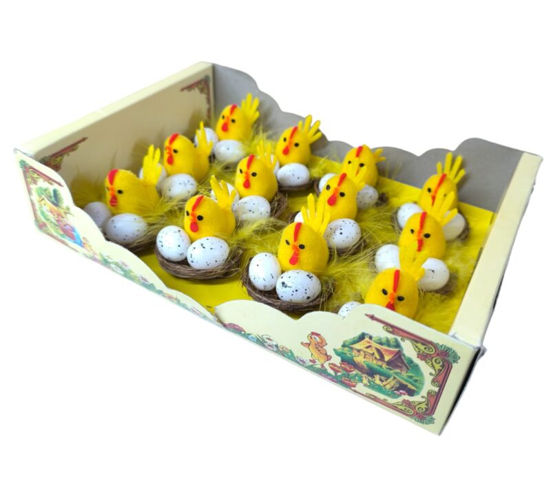 Pollitos adornos caja x 12unidades - Imagen 3