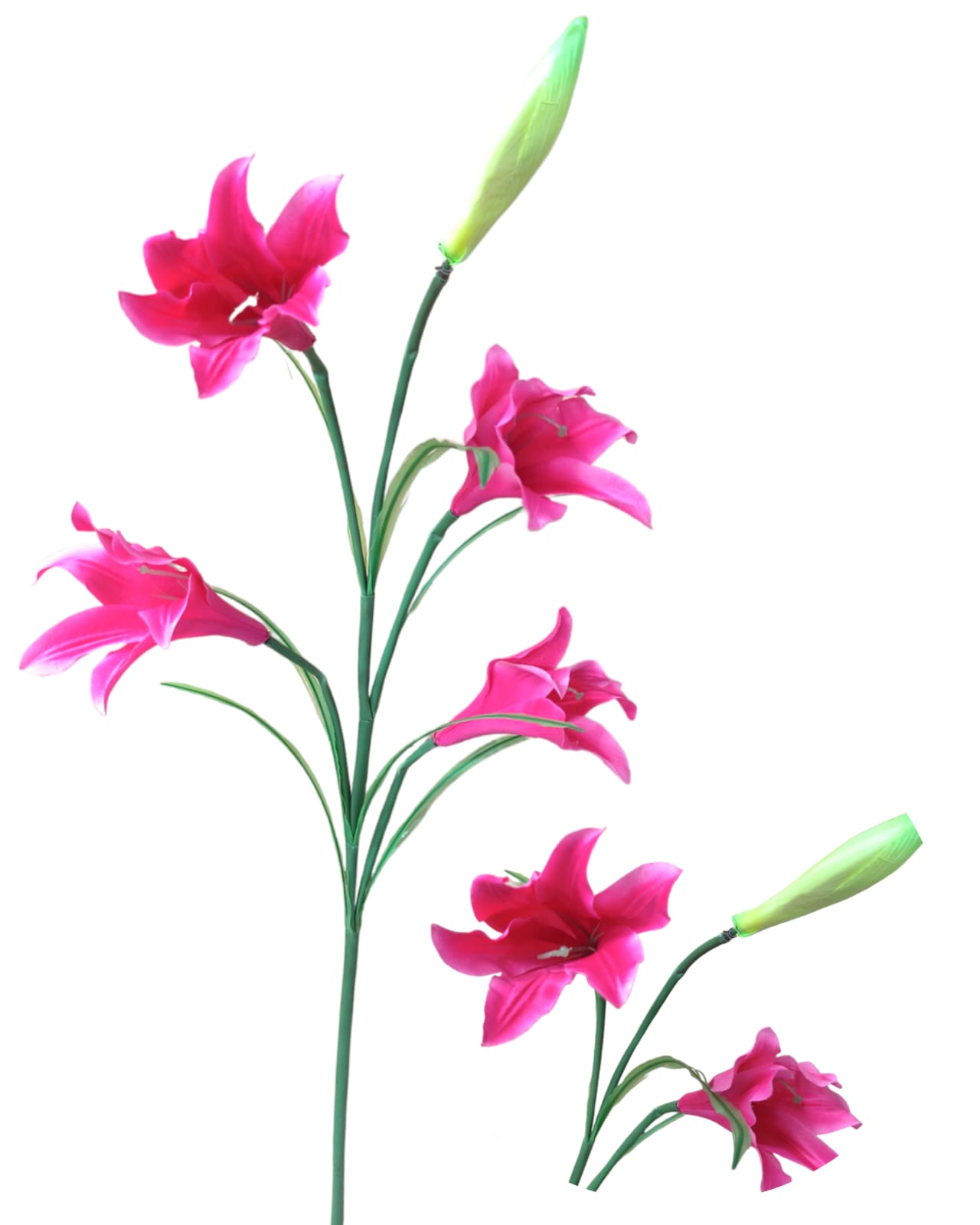 Vara lilium 4 flores+1 pimpollo - Imagen 4