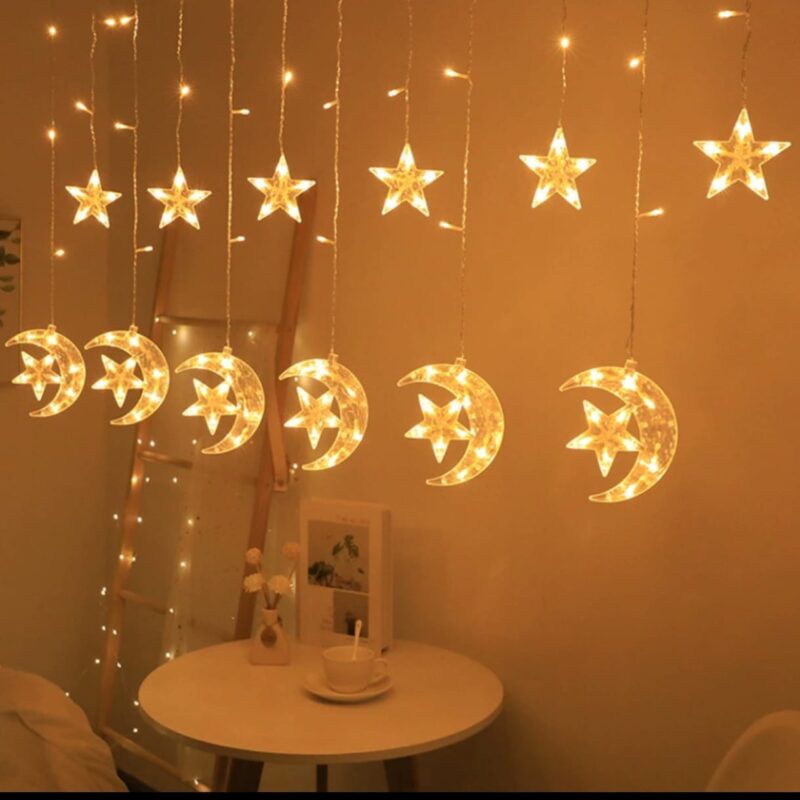 Cortina de luces ESTRELLA & LUNA