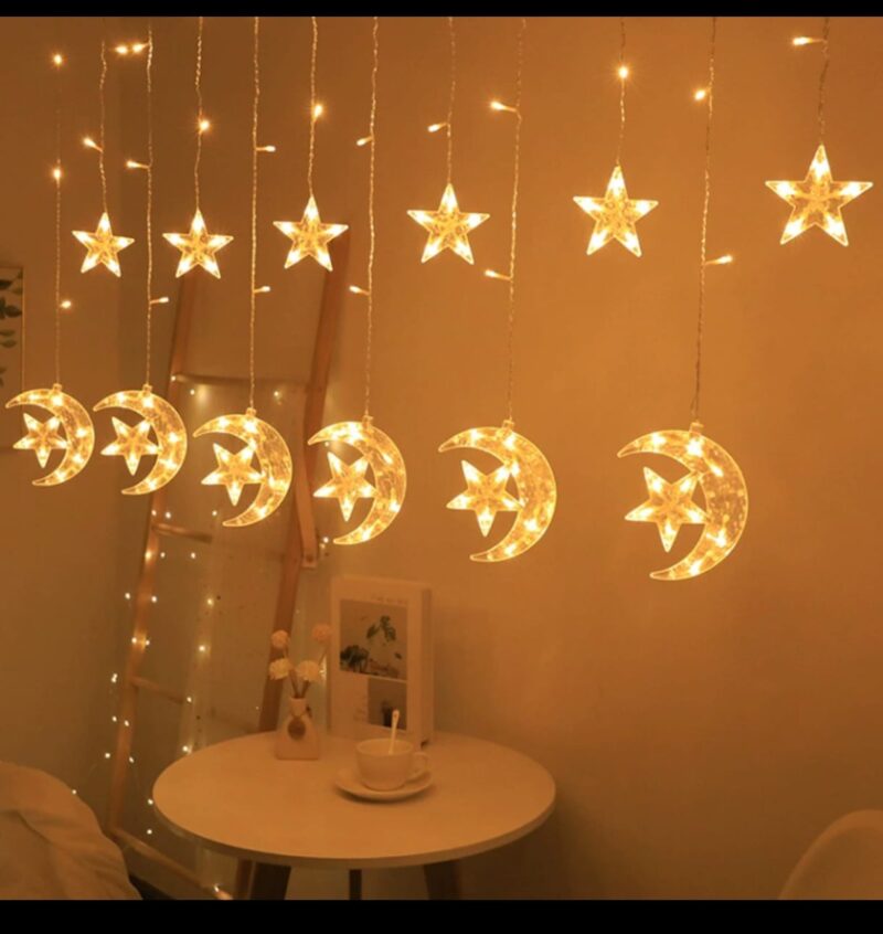 Cortina de luces ESTRELLA & LUNA
