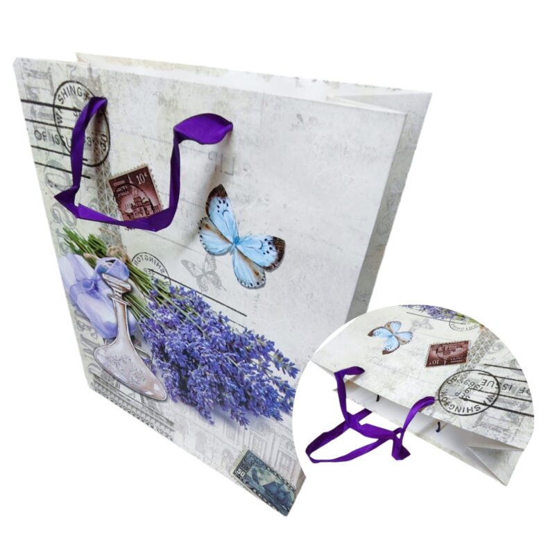 BOLSA REGALO LAVANDA 18*23*8cm - Imagen 3