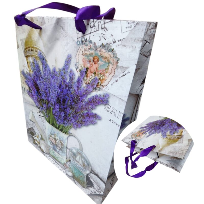BOLSA REGALO LAVANDA 18*23*8cm - Imagen 2