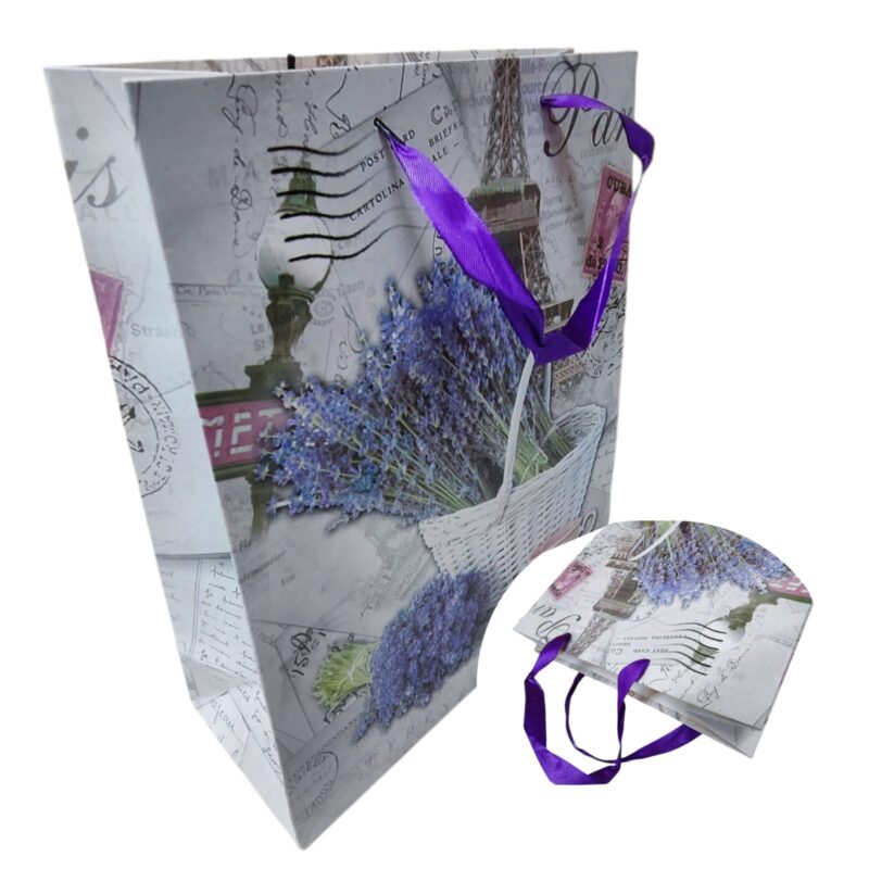 BOLSA REGALO LAVANDA 18*23*8cm - Imagen 5
