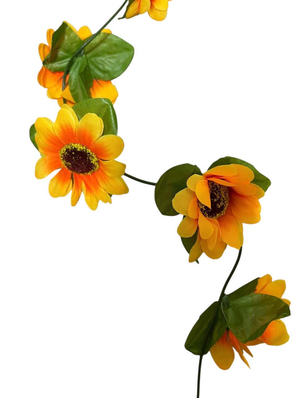 Guirnalda Artificial Girasol 2.1m X 26 Cabecitas - Imagen 5