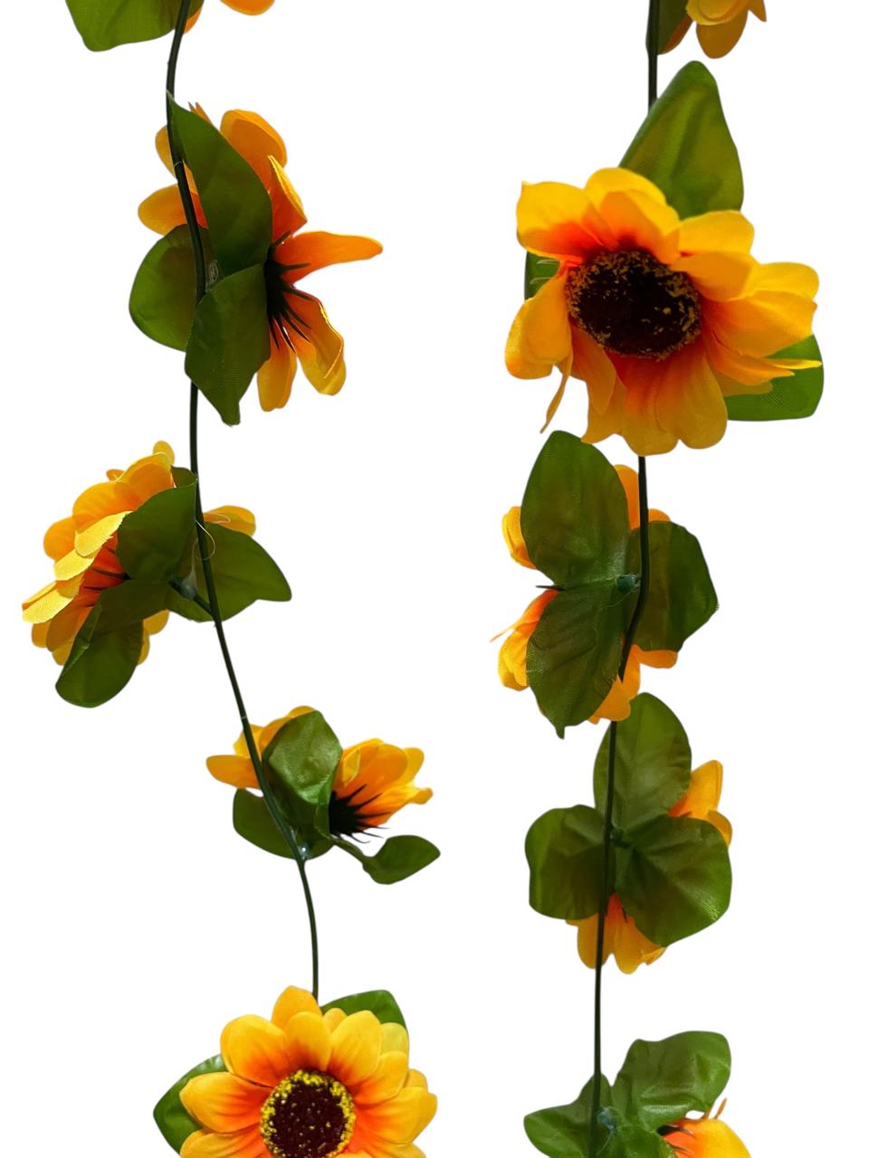 Guirnalda Artificial Girasol 2.1m X 26 Cabecitas - Imagen 6