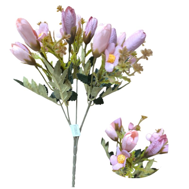Ramo flores tulipan x 10 + 5 margaritas - Imagen 5