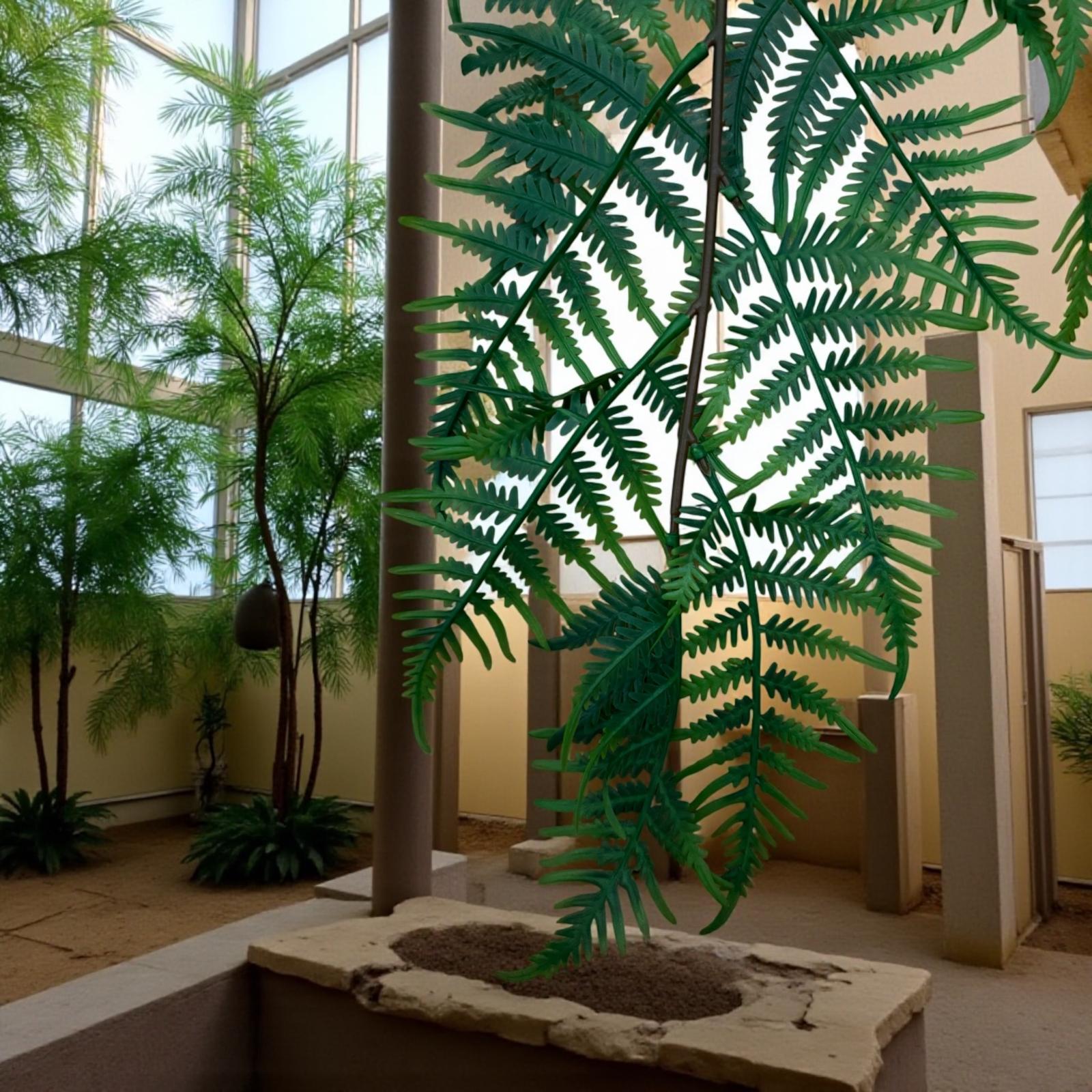 Ramo Hoja Helecho Colgante Artificial Estrella Deco - Imagen 7