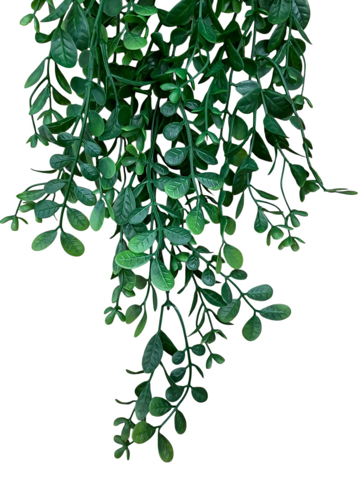 Ramo Planta Colgante Artificial Realista 70cm Deco Hogar - Imagen 5