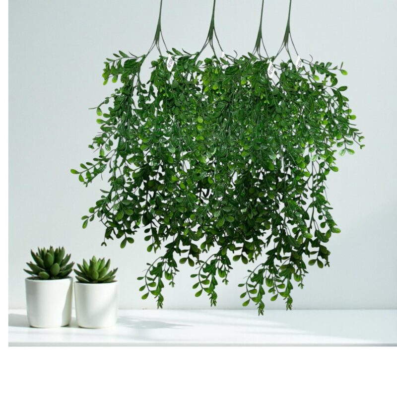 Ramo Planta Colgante Artificial Realista 70cm Deco Hogar