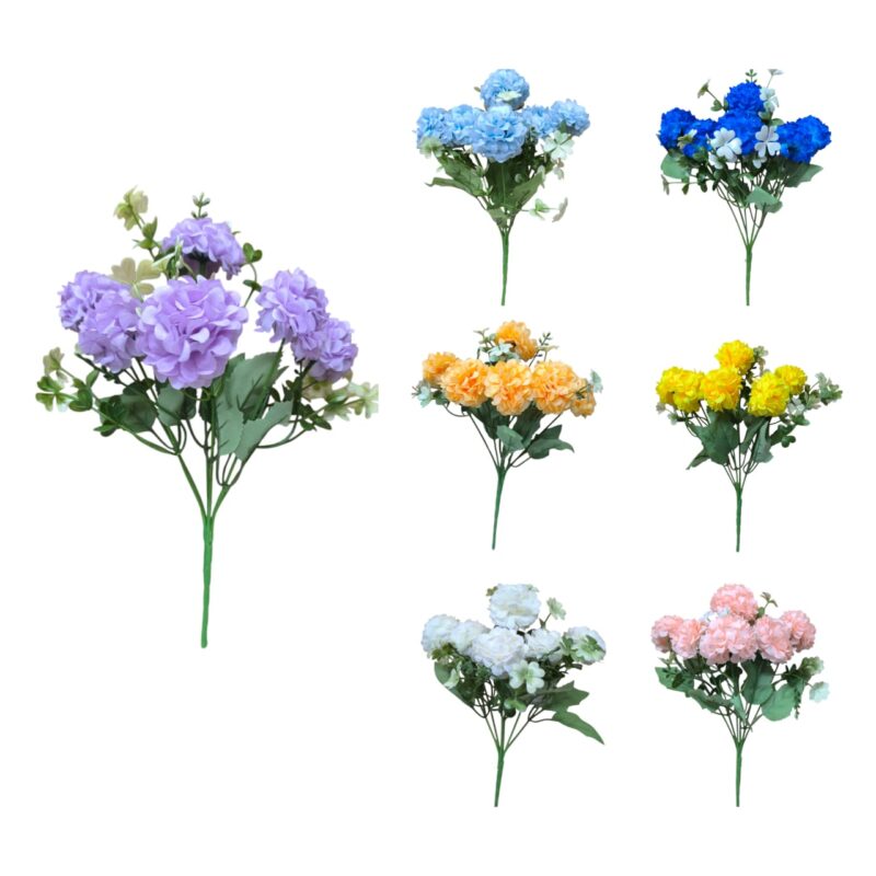 Ramo flor de hortensia x 6