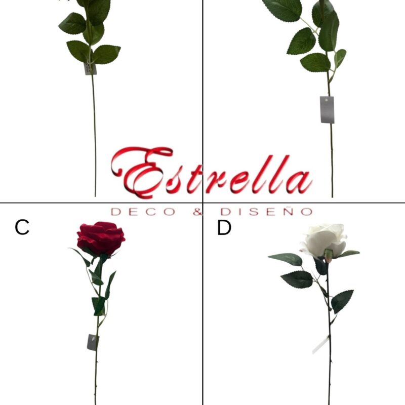 Varas rosas individuales
