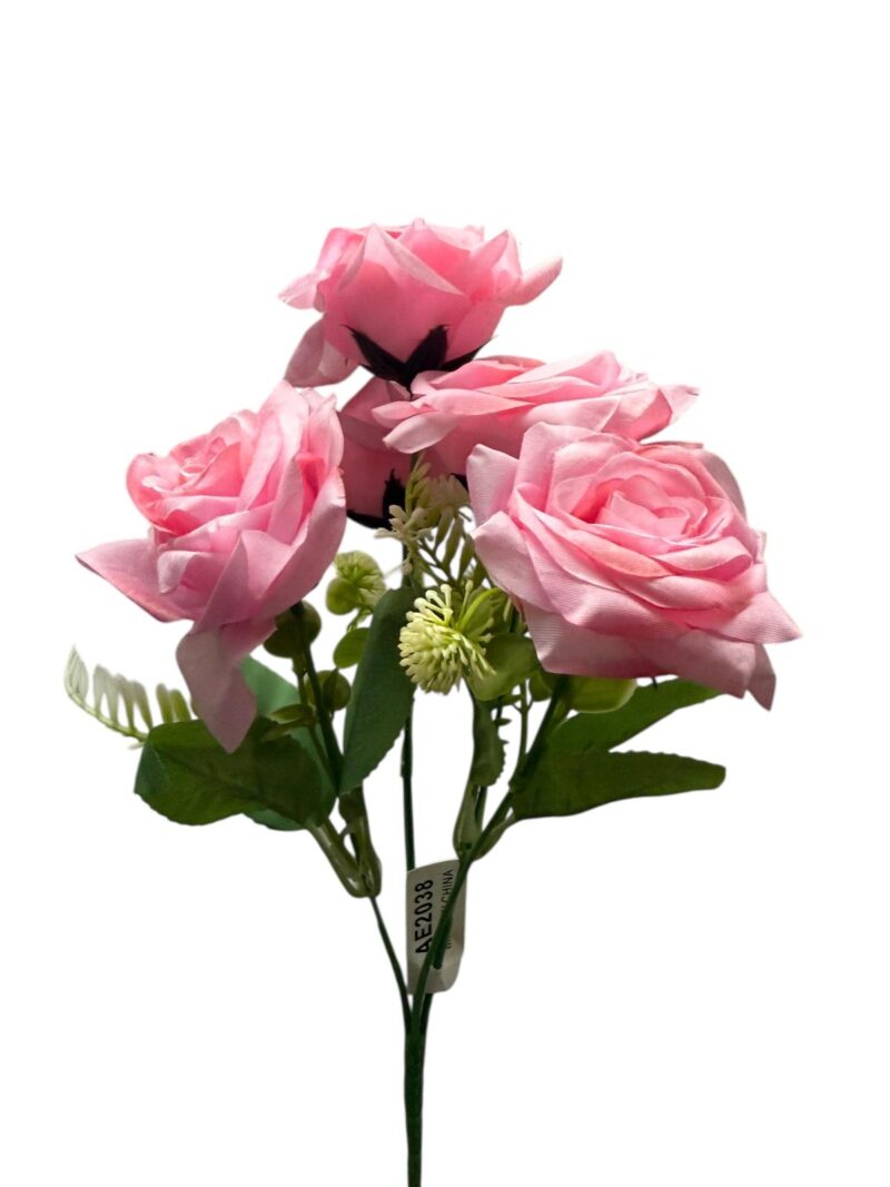 Ramos rosas x5 cabecitas - Imagen 5
