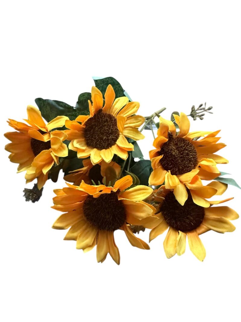 Ramos girasoles grandes x6 cabecitas - Imagen 3
