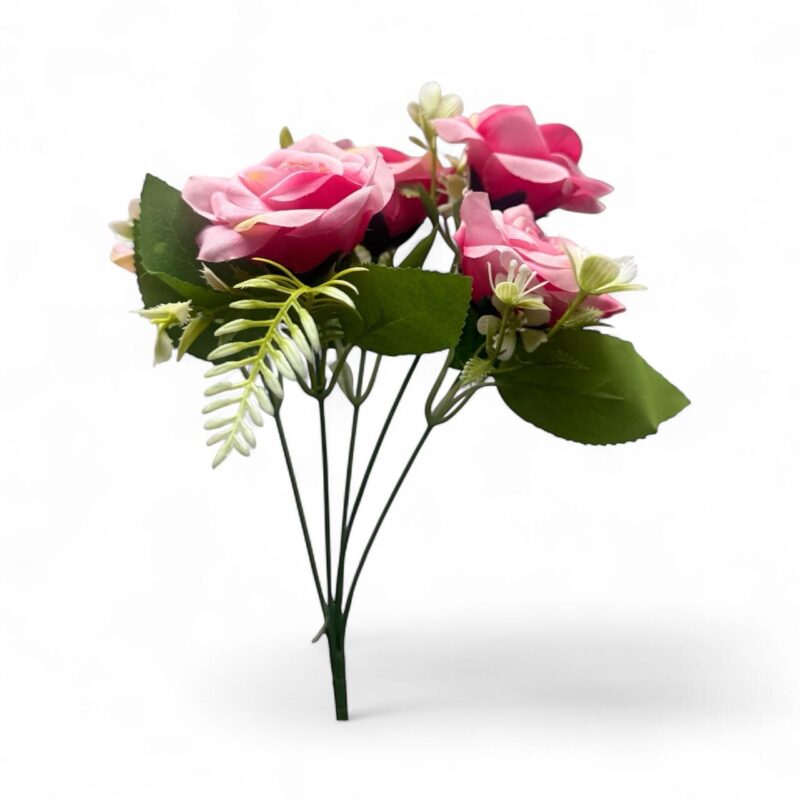 Ramos rosas x5 cabecitas - Imagen 6