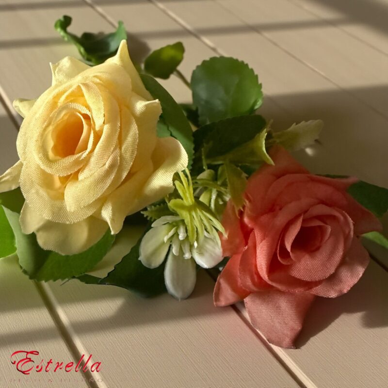 Ramo rosas con relleno bitono x7 cabecitas - Imagen 15