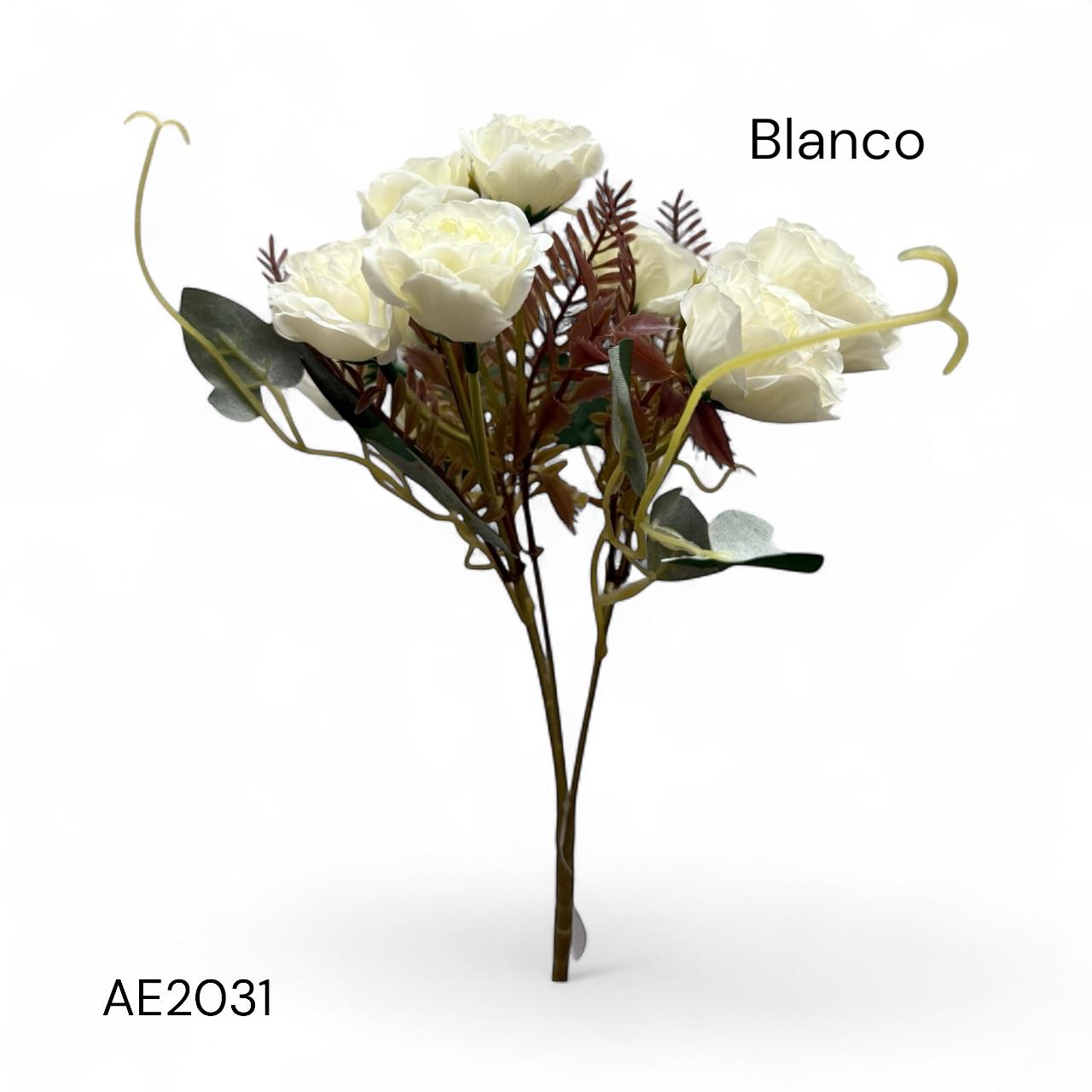 Ramo Flores Artificiales Bitono x10 Cabecitas Estrella Deco - Imagen 2