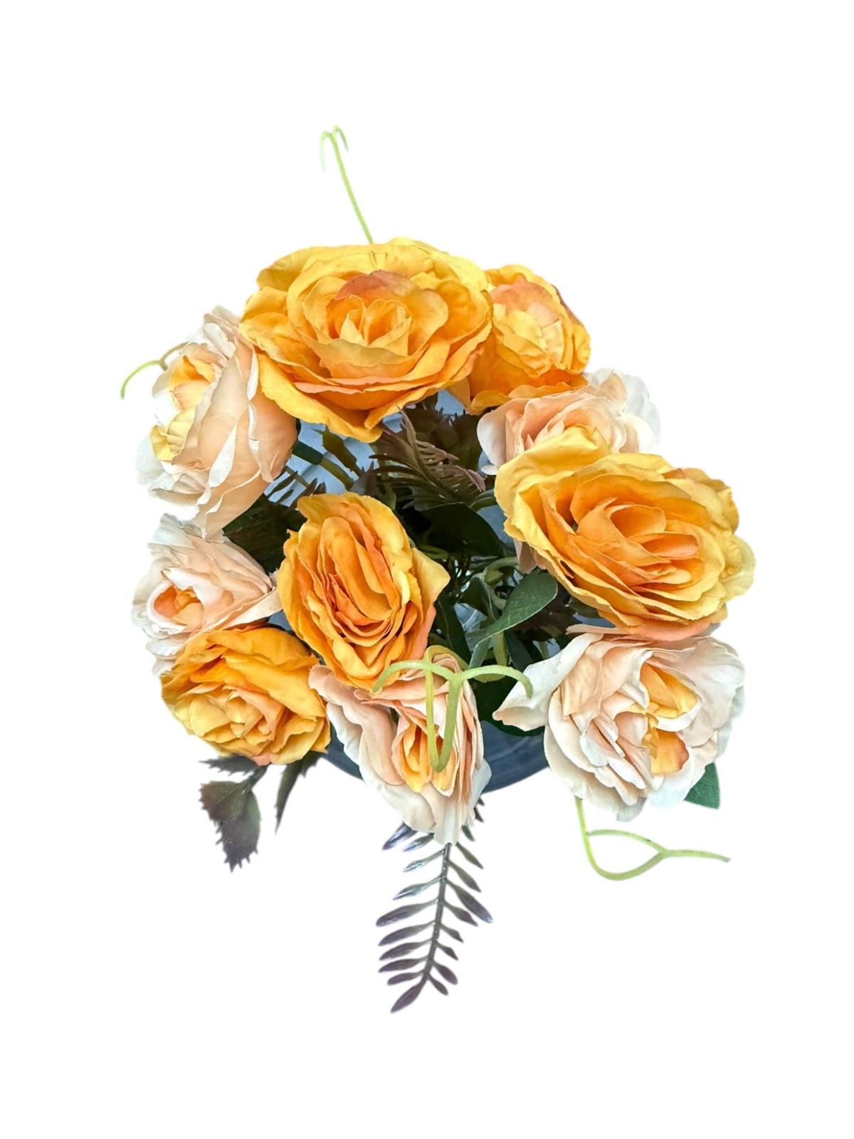 Ramo Flores Artificiales Bitono x10 Cabecitas Estrella Deco - Imagen 8