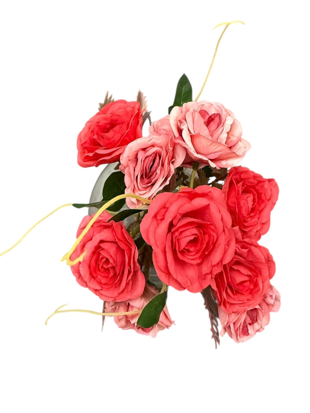 Ramo Flores Artificiales Bitono x10 Cabecitas Estrella Deco - Imagen 11
